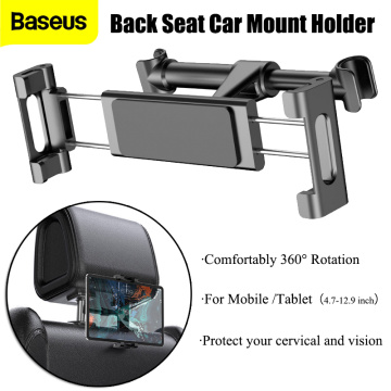 Baseus Car Back Seat Mount Tablet Car Holder For iPad 4.7-12.9 inch Car Phone Holder Auto Headrest Backseat Car Holder Stand
