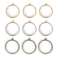 10pcs Assorted Geometric Round hollow blank pendant Base Setting Pressed Flower Frame Pendant Charms Jewelry Making DIY Crafts