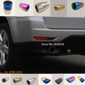 For subaru Forester 2008 2009 2010 2011 2012 car muffler exterior end pipe outlet dedicate stainless steel exhaust tip tail