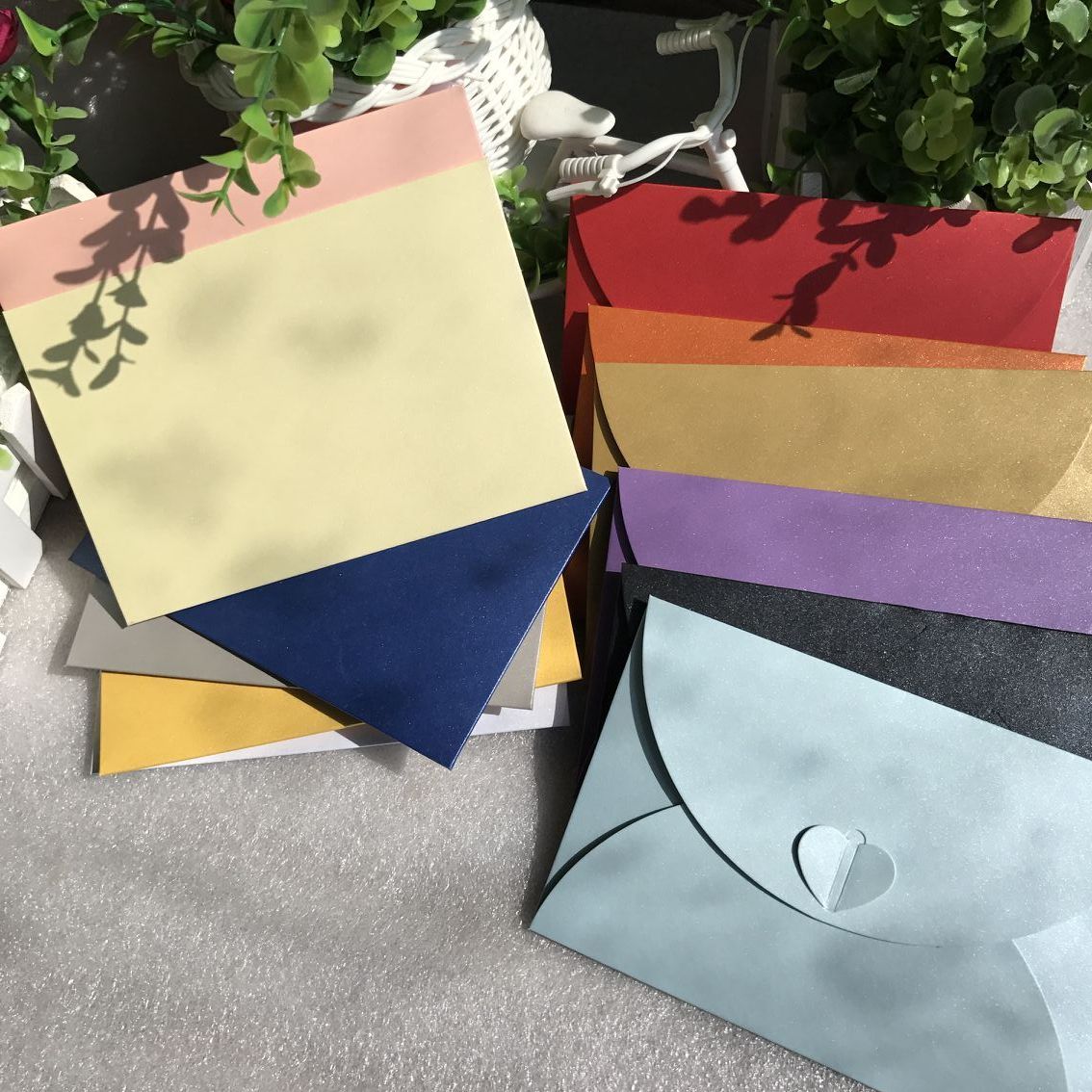 M&G 50pcs/set envelopes for invitations weeding envelope 17.5*11cm(1inch=2.54cm) paper envelopes wedding invitation envelope