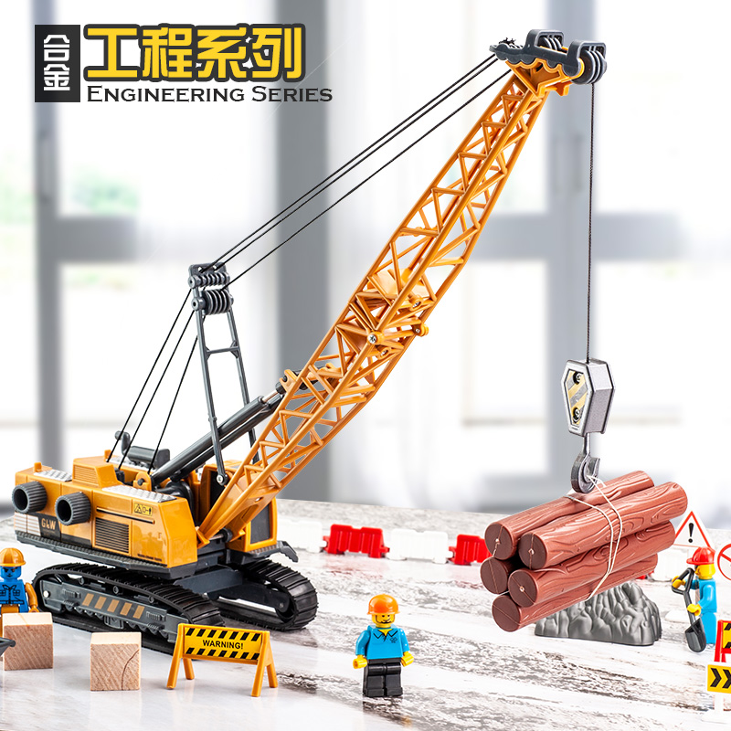 City Engineering Bulldozer Crane Technic Car Truck Excavator Roller Building Machine Construction Vehicle Toys for Boys Gifts