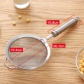 Stainless Steel Kitchen Colander Fine Mesh Food Strainer Flour Sieve Baking Tools Pasta Quinoa Noodles Sieve Kitchen Utensil