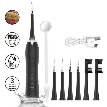 Electric Sonic Oral Irrigator Dental Scaler Tooth Calculus Oral Irrigator USB Rechargeable Teeth Health Hygiene Dental Scaler