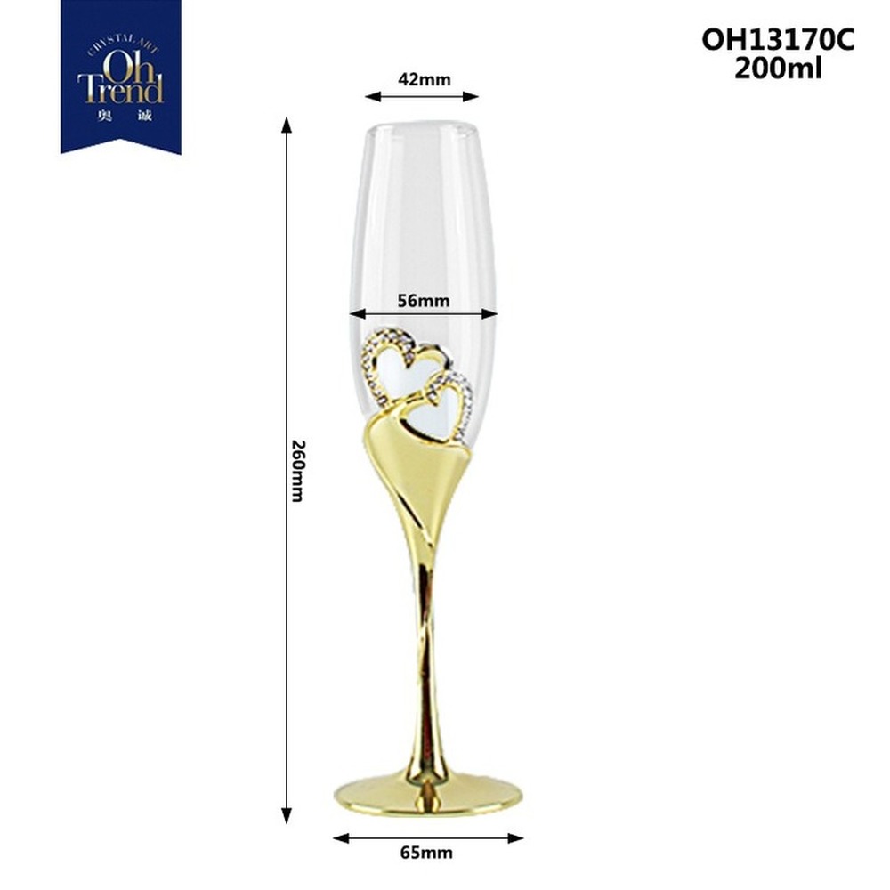 Crystal Champagne Glasses, Couple Wedding Gift Party Glasses, Crystal Glasses, Bar Supplies Stemware, Wine Glasses 1Pcs