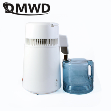 DMWD Pure Water Distiller 4L Dental Distilled Water Machine Filter Stainless Steel Electric Distillation Purifier Jug 110V 220V