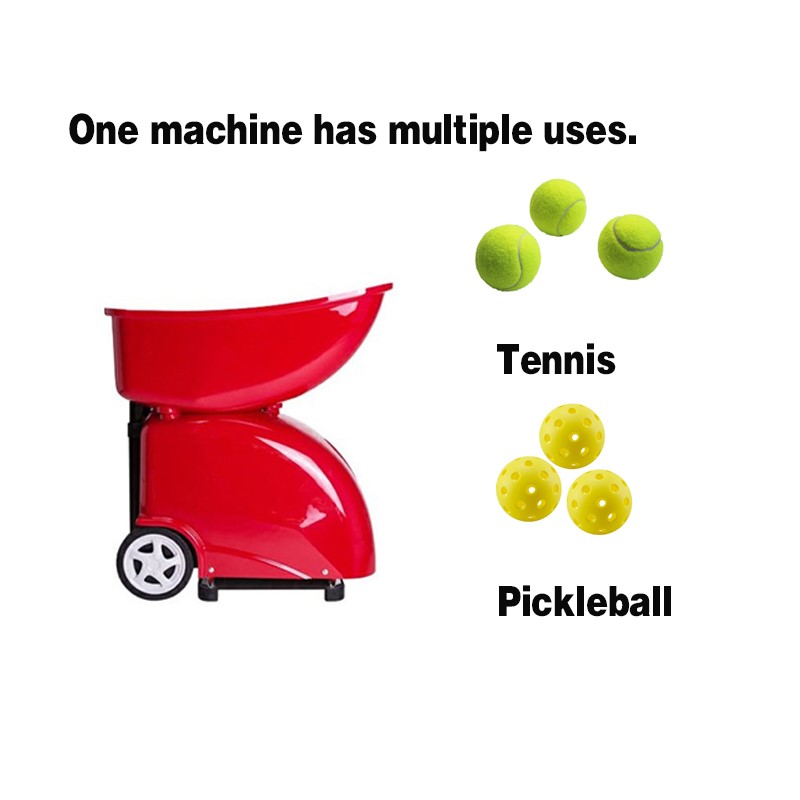 Smart Tennis Ball Feeder serving machine Robot Shooting Automatic Remote Control Training Equipment