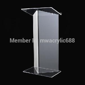 pulpit furniture Free Shipping Deluxe Beautiful Modern Design Cheap Clear Acrylic Lectern acrylic podium plexiglass