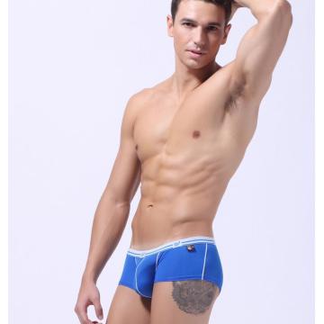 Men's Viscose Fiber Boxers Trunks Low Rise Sexy Mesh Trunks Underwear Soft Comfortable