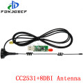 Wireless Zigbee CC2531 2540 Sniffer Bare Board Packet Protocol Analyzer USB Interface Dongle Capture Packet Module +8DBI Antenna