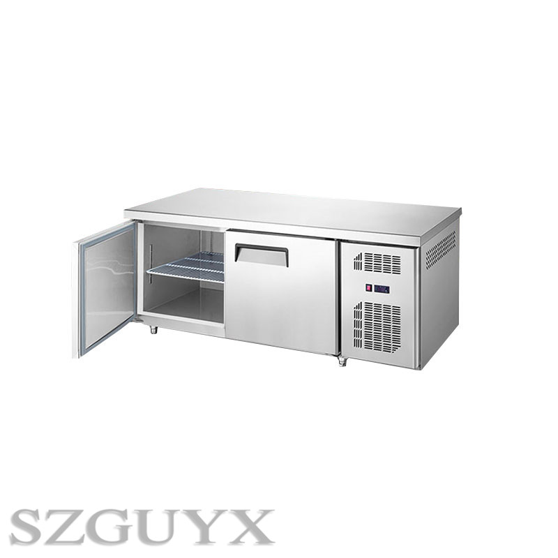 220V large capacity commercial storage cabinet horizontal freezer console tea shop dessert shop refrigerator 1800W