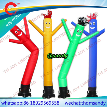 free air ship to door,Promotion giant inflatable sky dancer,outdoor advertise air dancer,air single leg tube windy dance man