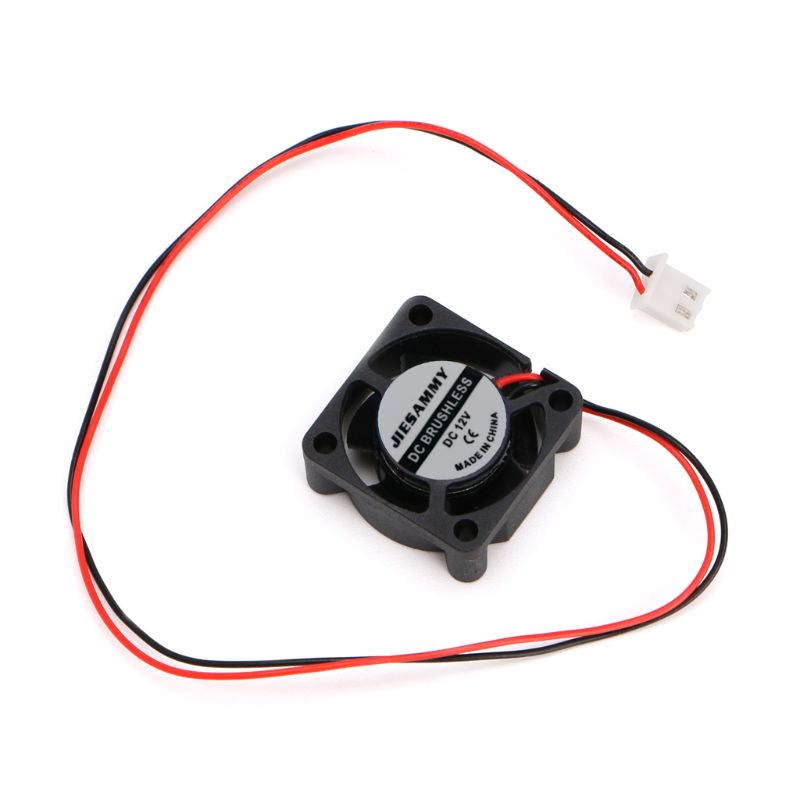 DC 12V 25*25*10mm Small 2-Wire Brushless Cooling Fan 2510S For 3D Printer Parts 95AD