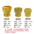 1 Set haoyuan factory direct garlic jar wooden garlic pounder manual kitchen tools garlic mortar kitchen new products