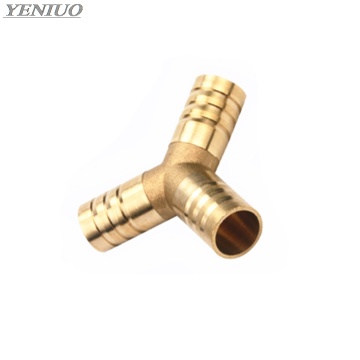 Brass Splicer Pipe Fitting Y Shape 3 Way Hose Barb 4mm-16mm Copper Barbed Connector Joint Coupler Adapter Pneumatic