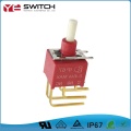 IP67 pcb mounted toggle switch weatherproof toggle switches