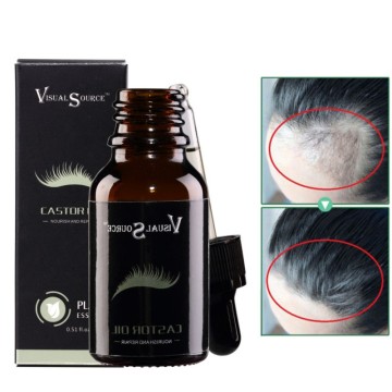 Natural Black Castor Oil Hair Growth Essential Oils Organic Eyelash Enhancer Growth Oil Hair Moisturizing Products H6
