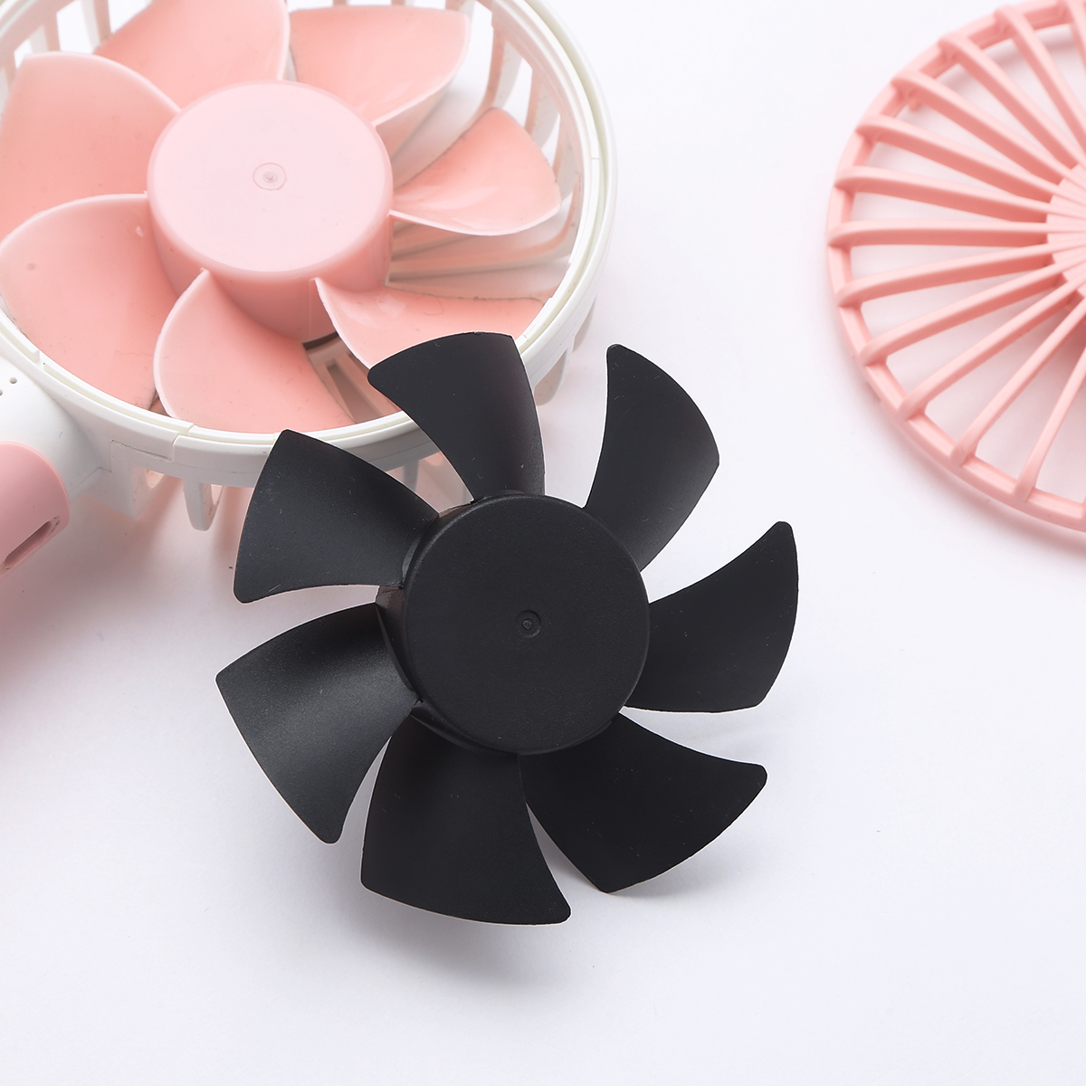 Premium Plastic Fan Blades Mini Personal Portable Small Table Fan Parts Five/Seven/Nine Leaves Cooling Fanner Blade Replacement