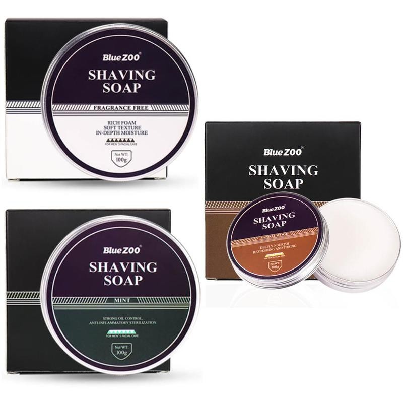 1pc Men Shaving Soap Mountain Foam Shaving Beard Shaving Cream Straight Razor Shaving Shaving Soap