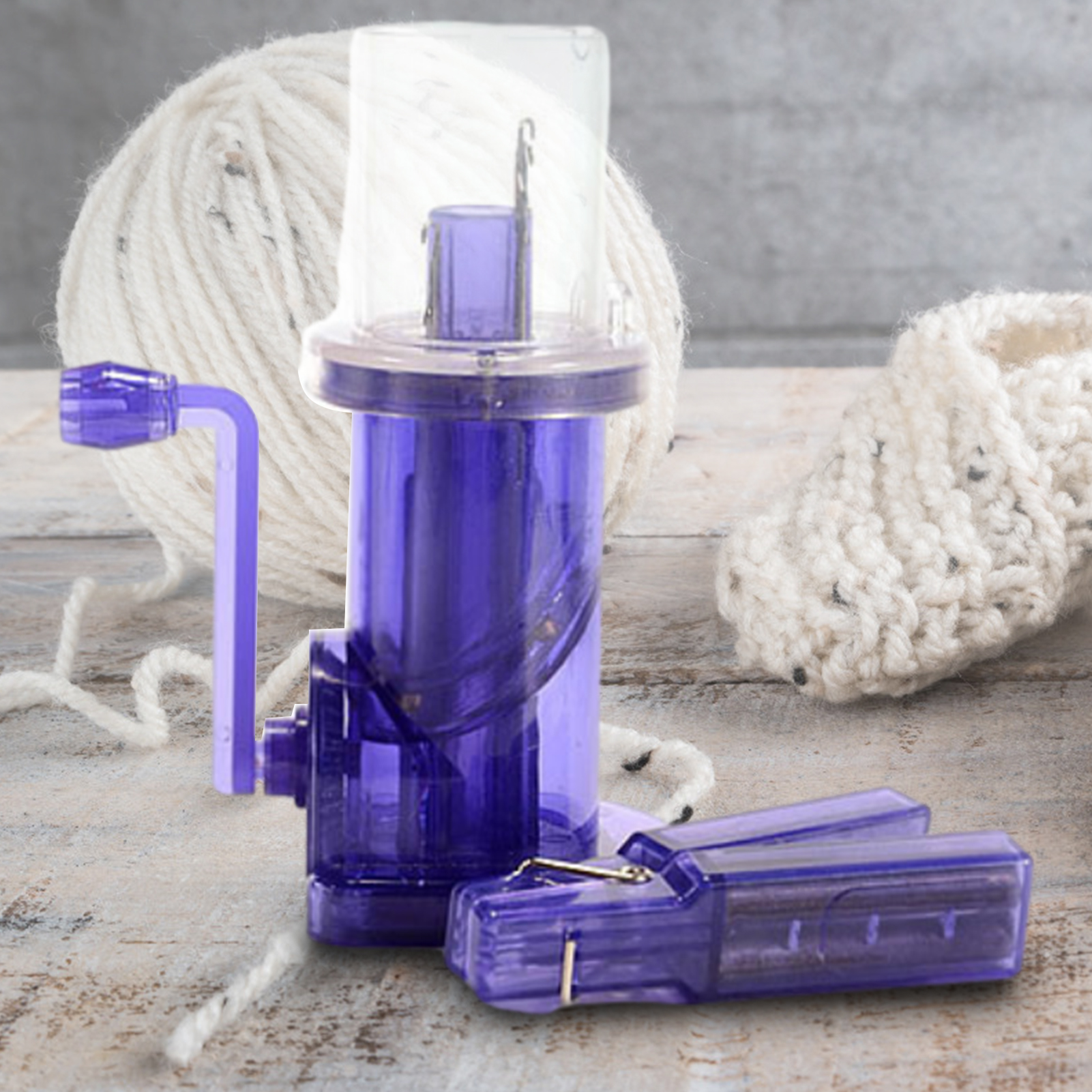 Hand-Operated Knitting Machine Sewing Tool For DIY Bracelet Weave Spool Knitter Wind /winder/rope/lace Embellish Knitting Tool