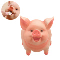 Resin Pig Shape Money Box Cartoon Piggy Bank Cute Blessing Coin Bank Box Creative Pig Money Saving Box Home Decoration