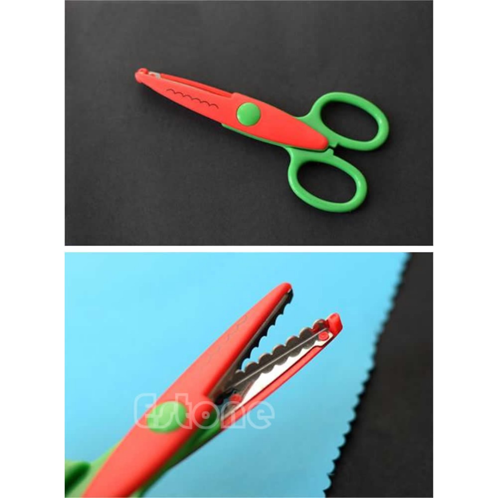 Random Decorative Border Scissors Scallop Wavy Fancy Pinking Paper Shears DIY
