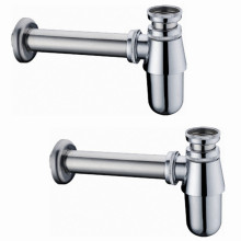 2 pieces P TRAP BATHROOM SINK VANITY BASIN PIPE WASTE drain pipe WASTE -siphon drain basin drain DP901