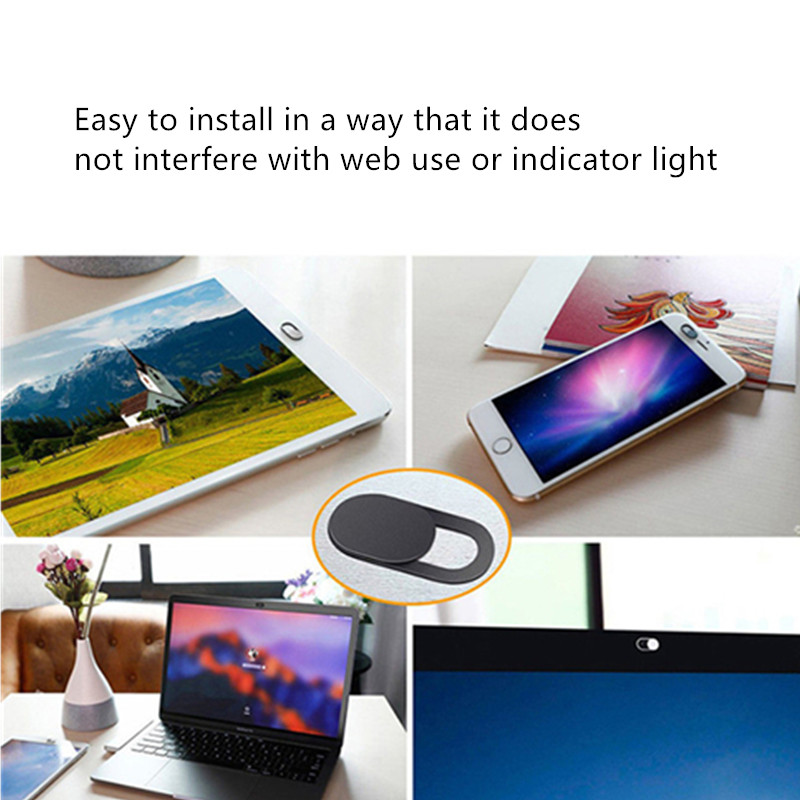 Webcam Cover For laptops iPad Macbook PC Tablet Shutter Magnet Slider mobile phone lens webcam Cover lenses Privacy Sticker