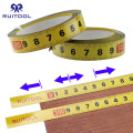 Metric Tape Measure for Miter Track 0.5'' Self-adhesive Measuring Tape T Track Scale Ruler Woodworking Measuring Tools 1-5m