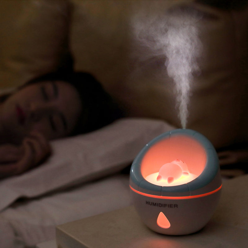 Creative Car Essential Oil Diffuser Mini Ultrasonic Creative Sofa Humidifier LED Light USB Aromatherapy Fogger Car Air Freshener