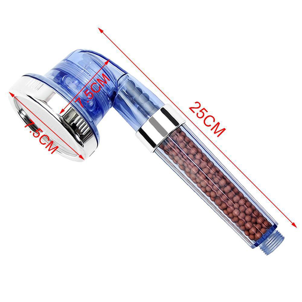 Shower Faucet Water Saving Hand Large Rainfall Filter High Turbo Pressure Shower Head With Filter Beads Bath Tap 19MAY17
