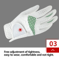 1Pair Golf Gloves For Women Microfiber Cloth Women Golf Gloves Breathable Non-slip Wear-resistant Sunscreen