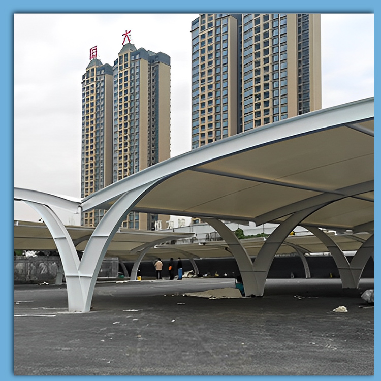Steel Structure Car Shed