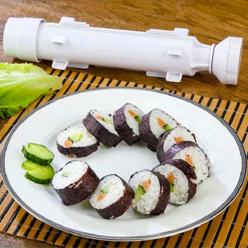 DIY Sushi Maker Sushi Kitchen Sushi Tool Making Machine Roller Rice Mold Sushi Bazooka Vegetable Meat Rolling Kitchen Gadgets