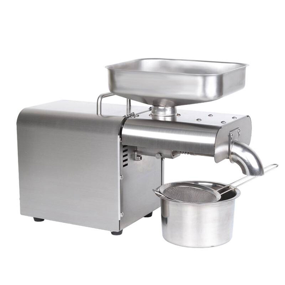 Stainless steel automatic peanut oil extractor coconut oil maker mini oil press machine good for sesame/flaxseed/walnut/rapeseed