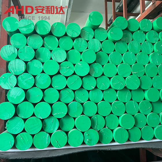 blue green hdpe rod1