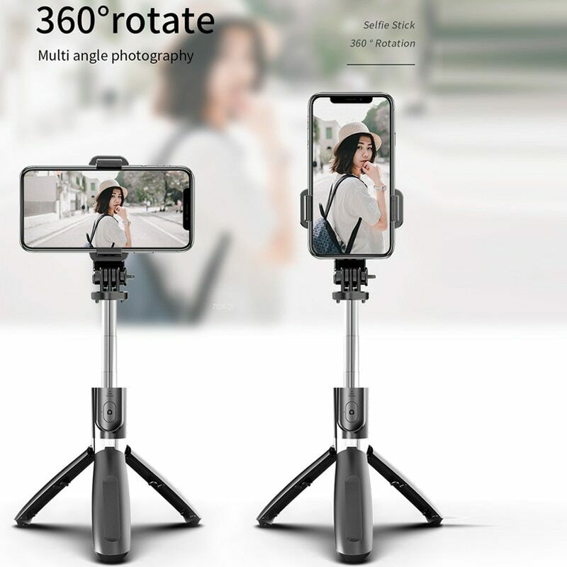 Extensible Wireless Selfie Stick Tripod L02 Mobile Phone Selfie Stick With Bluetooth Remote Control For Mobile Phone Stand