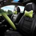 Car Neck Pillow Headrest Support Four Season Linen Fabric Breathable Neck Rest Pillows Cotton Car Styling Universal 8 Colors