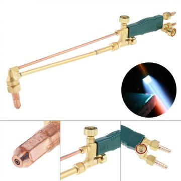 Copper Shot Suction Torch Gas Welding Gun Full Purple Copper Cutting Nozzle Support Oxygen Acetylene Propane Heating /Grilling