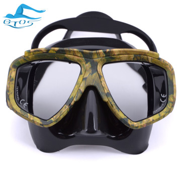 Professional myopia scuba diving Mask anti fog for spearfishing gear swimming masks googles nearsighted lenses short-sighted