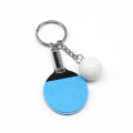 Table Tennis Keychain Small Pendant Accessories Fashion Sports Item Key Chains Jewelry Gift for Boys Sport Derivative Products