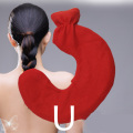 Hot Water Bottle U-shaped Natural Rubber Heating Hot Water Bag Bottle for Neck and Shoulder Pain Relief