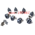 New Set of 8 Single Shower Door Rollers / Runners / Wheels / Pulleys / Radio 25 mm Diameter Home Bathroom Replacement Parts