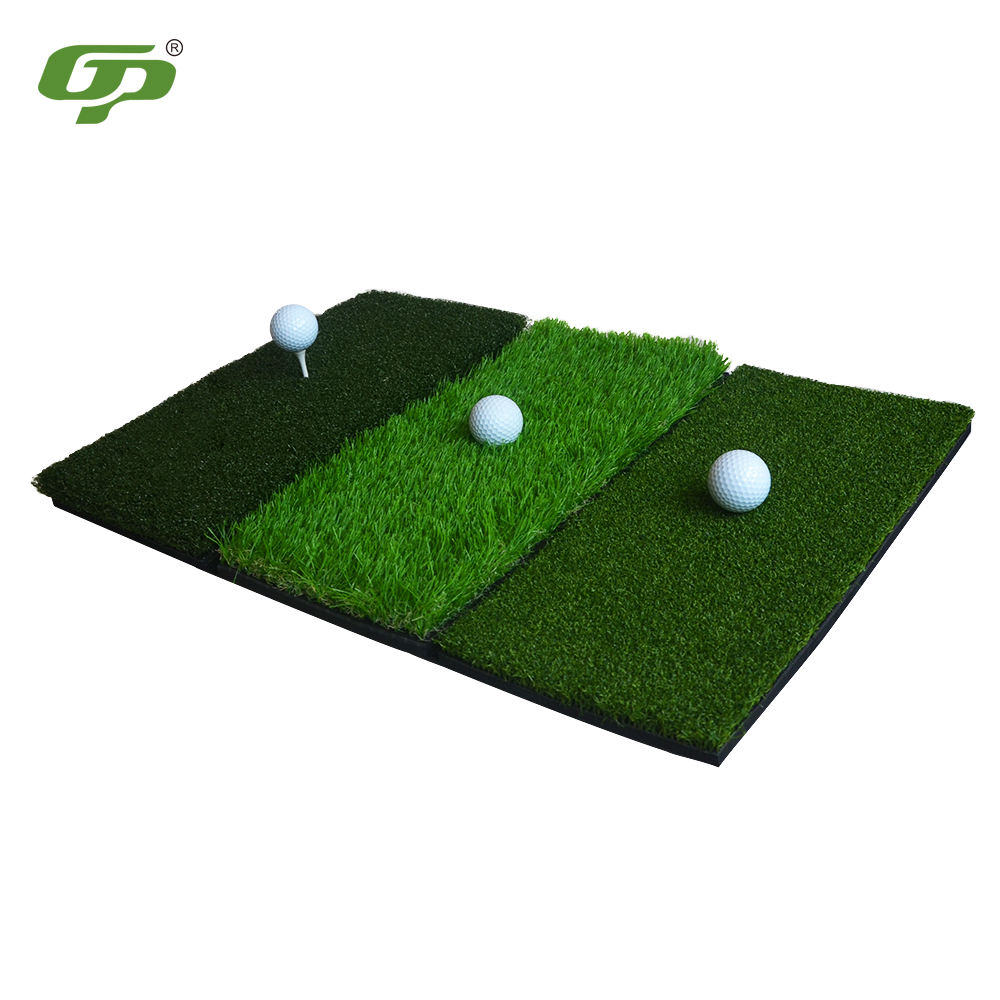 Hot Sell Golf Practice Mat High Quality Tri-Turf Golf Mat Custom Size Golf Hitting Mat for Backyard Outdoor Indoor Swing Driving1