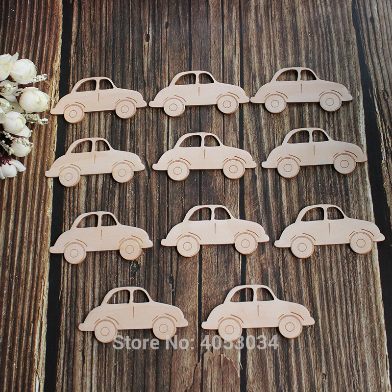 Wooden Comic Old Car Craft Shapes Plywood