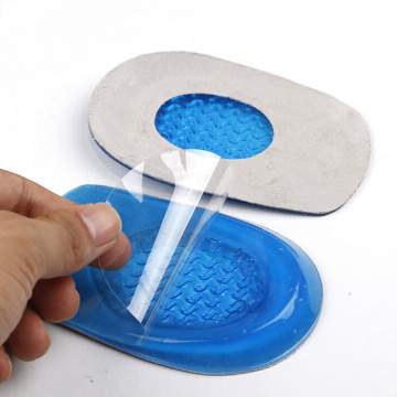 New Silicon Gel Insoles Back Pad Heel Cup Spur Feet Cushion Silica Pads For Calcaneal Pain Health Feet Care Support