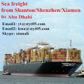 Shantou Sea freight shipping container to Abu Dhabi