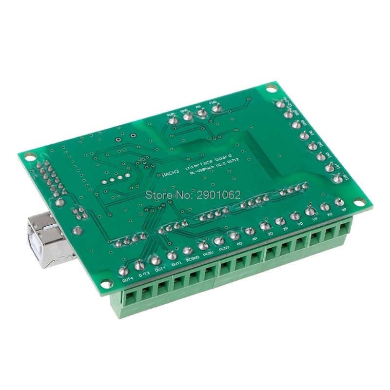 CNC USB MACH3 100Khz Breakout Board 5 Axis Interface Driver Motion Controller AP16
