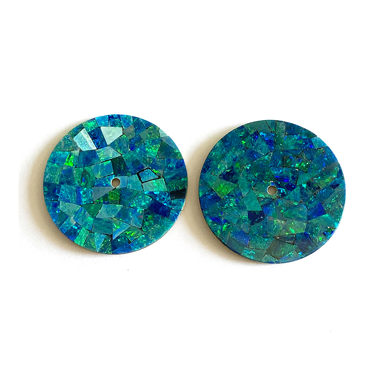 blue crystal gem blank dial