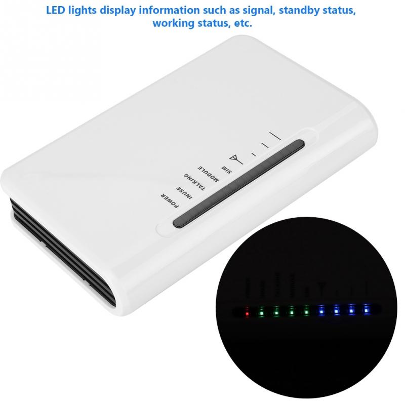 Worldwide LED Fixed Wireless Terminal Quad-band GSM 850/900/1800/1900MHz Alarm 100-240V