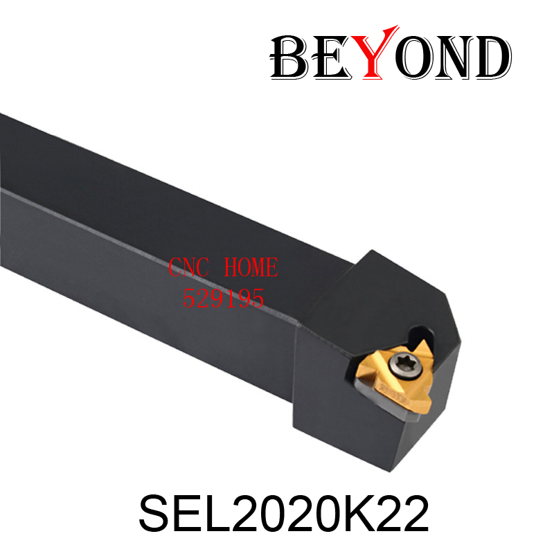 BEYOND SER SEL SER2020 SER2020K22 SEL2020K22 Threading Turning Toolholder 22ER Carbide Inserts Lathe Cutter Tools Boring Bar CNC